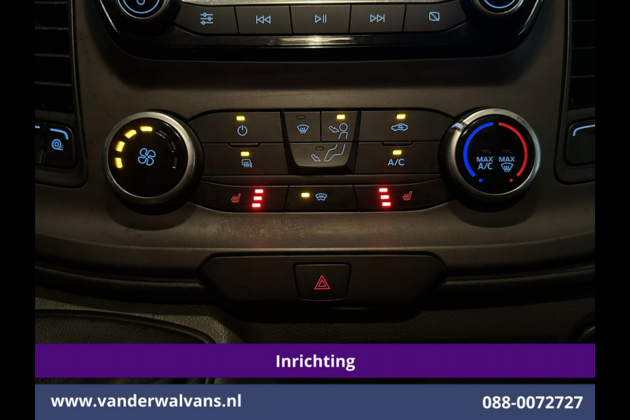 Ford Transit Custom 2.0 TDCI 130pk L2H1 inrichting Euro6 Airco | Camera | Apple Carplay | LED | Cruisecontrol Android Auto, Stoelverwarming, Verwarmde voorruit, Parkeersensoren, Bijrijdersbank, 2800kg trekvermogen