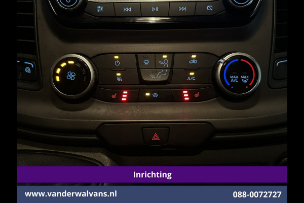 Ford Transit Custom 2.0 TDCI 130pk L2H1 inrichting Euro6 Airco | Camera | Apple Carplay | LED | Cruisecontrol Android Auto, Stoelverwarming, Verwarmde voorruit, Parkeersensoren, Bijrijdersbank, 2800kg trekvermogen