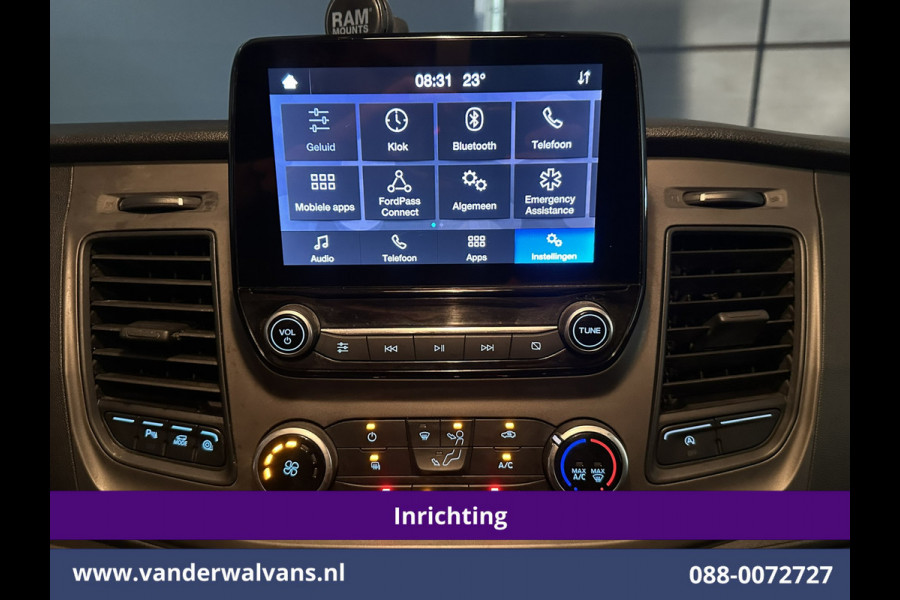 Ford Transit Custom 2.0 TDCI 130pk L2H1 inrichting Euro6 Airco | Camera | Apple Carplay | LED | Cruisecontrol Android Auto, Stoelverwarming, Verwarmde voorruit, Parkeersensoren, Bijrijdersbank, 2800kg trekvermogen
