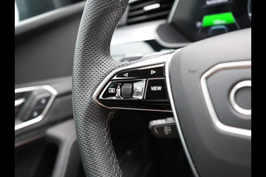 Audi Q8 e-tron Sportback 55 Quattro S edition 95 kWh 408pk Dealer O.H | Luchtvering | Panodak | Black Optic | Adaptive Cruise | 360 Camera | B&O Soundsystem | 21"L.M | Alcantara Sportstoelen Memory | Apple Carplay | Matrix LED |