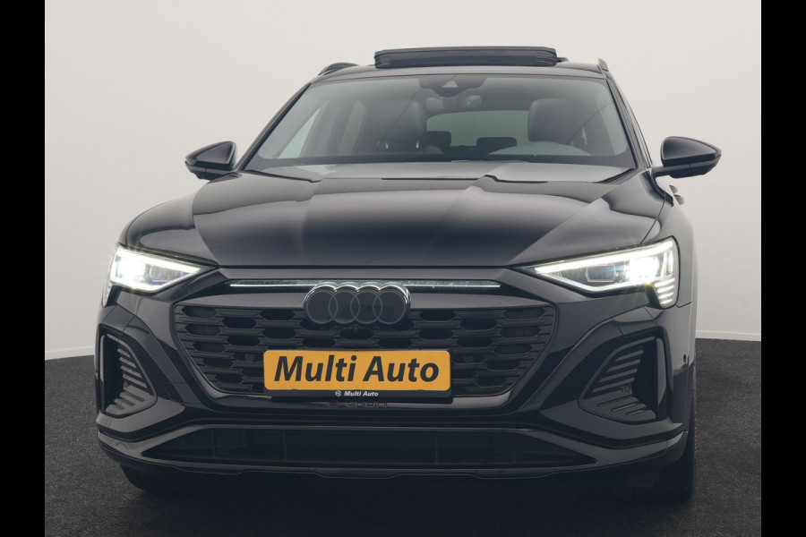 Audi Q8 e-tron Sportback 55 Quattro S edition 95 kWh 408pk Dealer O.H | Luchtvering | Panodak | Black Optic | Adaptive Cruise | 360 Camera | B&O Soundsystem | 21"L.M | Alcantara Sportstoelen Memory | Apple Carplay | Matrix LED |