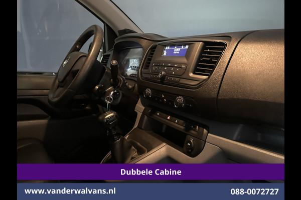 Opel Vivaro 2.0 CDTI 123pk L3H1 Dubbele Cabine Euro6 Airco | 6-Zits | Camera | Cruisecontrol 2500kg Trekhaak, Parkeersensoren
