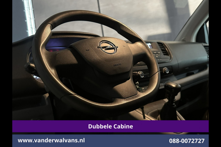 Opel Vivaro 2.0 CDTI 123pk L3H1 Dubbele Cabine Euro6 Airco | 6-Zits | Camera | Cruisecontrol 2500kg Trekhaak, Parkeersensoren