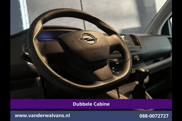 Opel Vivaro 2.0 CDTI 123pk L3H1 Dubbele Cabine Euro6 Airco | 6-Zits | Camera | Cruisecontrol 2500kg Trekhaak, Parkeersensoren