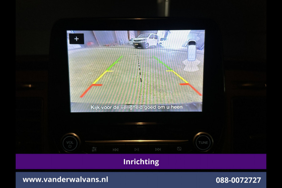 Ford Transit Custom 2.0 TDCI 130pk L2H1 inrichting Euro6 Airco | Camera | Cruisecontrol | LED | Stoelverwarming Parkeersensoren, Verwarmde voorruit, Bijrijdersbank, 2800kg trekvermogen