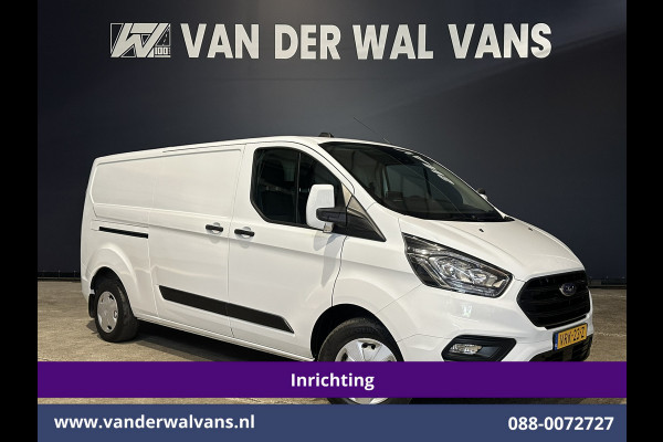 Ford Transit Custom 2.0 TDCI 130pk L2H1 inrichting Euro6 Airco | Camera | Cruisecontrol | LED | Stoelverwarming Parkeersensoren, Verwarmde voorruit, Bijrijdersbank, 2800kg trekvermogen