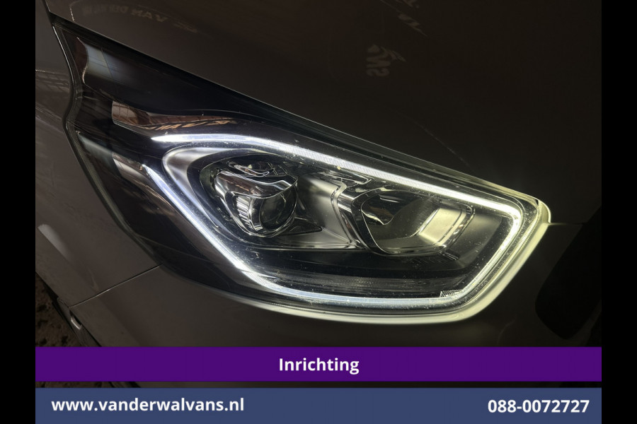 Ford Transit Custom 2.0 TDCI 130pk L2H1 inrichting Euro6 Airco | Camera | Cruisecontrol | LED | Stoelverwarming Parkeersensoren, Verwarmde voorruit, Bijrijdersbank, 2800kg trekvermogen
