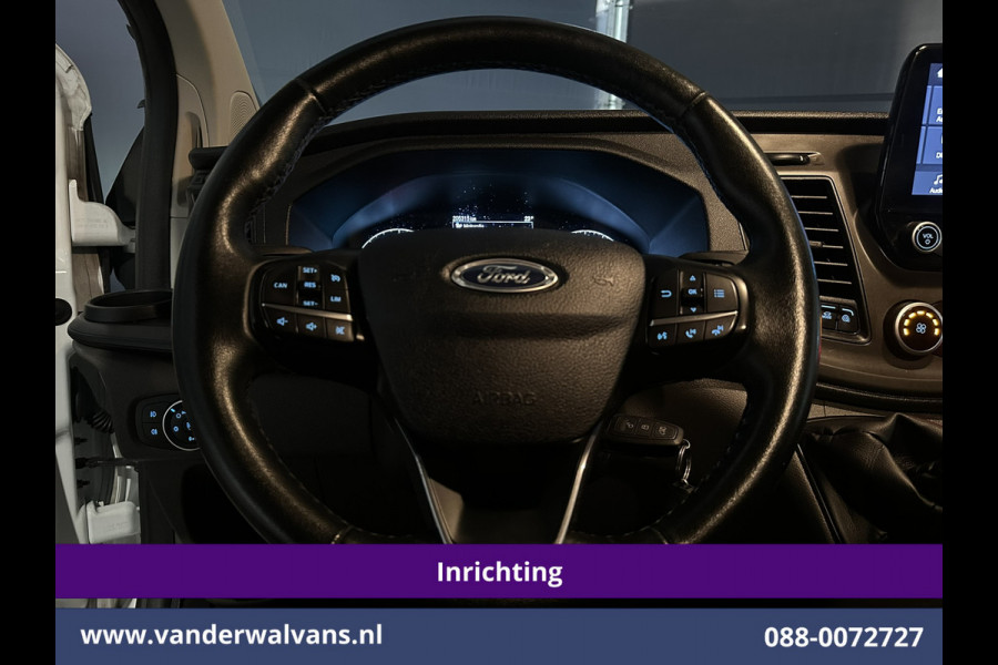 Ford Transit Custom 2.0 TDCI 130pk L2H1 inrichting Euro6 Airco | Camera | Cruisecontrol | LED | Stoelverwarming Parkeersensoren, Verwarmde voorruit, Bijrijdersbank, 2800kg trekvermogen