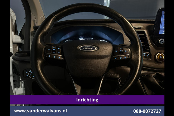 Ford Transit Custom 2.0 TDCI 130pk L2H1 inrichting Euro6 Airco | Camera | Cruisecontrol | LED | Stoelverwarming Parkeersensoren, Verwarmde voorruit, Bijrijdersbank, 2800kg trekvermogen