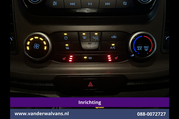 Ford Transit Custom 2.0 TDCI 130pk L2H1 inrichting Euro6 Airco | Camera | Cruisecontrol | LED | Stoelverwarming Parkeersensoren, Verwarmde voorruit, Bijrijdersbank, 2800kg trekvermogen