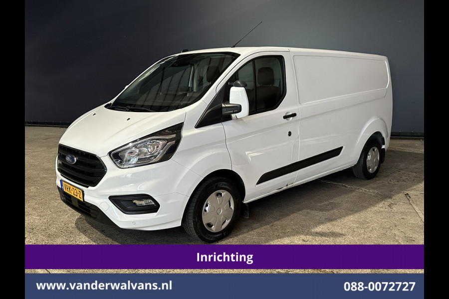 Ford Transit Custom 2.0 TDCI 130pk L2H1 inrichting Euro6 Airco | Camera | Cruisecontrol | LED | Stoelverwarming Parkeersensoren, Verwarmde voorruit, Bijrijdersbank, 2800kg trekvermogen