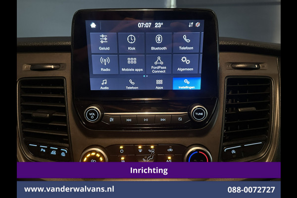 Ford Transit Custom 2.0 TDCI 130pk L2H1 inrichting Euro6 Airco | Camera | Cruisecontrol | LED | Stoelverwarming Parkeersensoren, Verwarmde voorruit, Bijrijdersbank, 2800kg trekvermogen