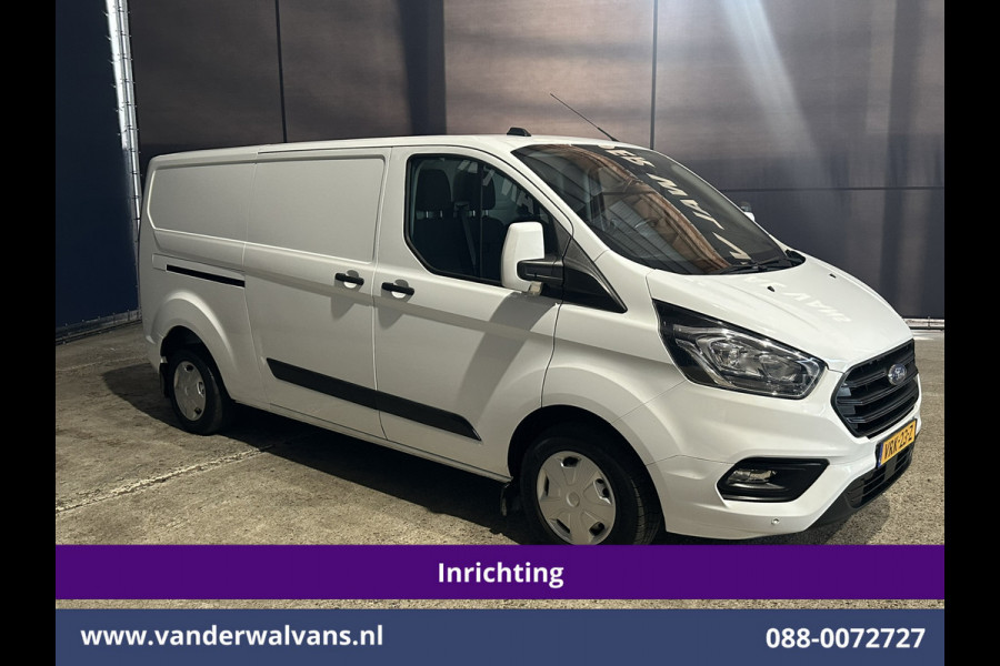 Ford Transit Custom 2.0 TDCI 130pk L2H1 inrichting Euro6 Airco | Camera | Cruisecontrol | LED | Stoelverwarming Parkeersensoren, Verwarmde voorruit, Bijrijdersbank, 2800kg trekvermogen