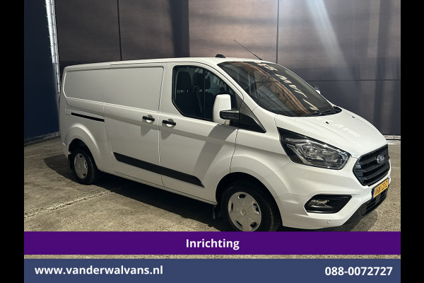 Ford Transit Custom 2.0 TDCI 130pk L2H1 inrichting Euro6 Airco | Camera | Cruisecontrol | LED | Stoelverwarming Parkeersensoren, Verwarmde voorruit, Bijrijdersbank, 2800kg trekvermogen