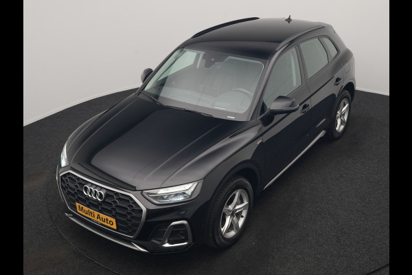 Audi Q5 50 TFSI e quattro S Line PHEV 300pk Dealer O.H | Trekhaak Af Fabriek | 360 Camera | Adaptive Cruise | Head Up | Lederen Stoelen Memory & Verwarmd | Blis | Keyless | Navigatie | Virtual | DAB | 19"L.M | Plug In Hybrid |