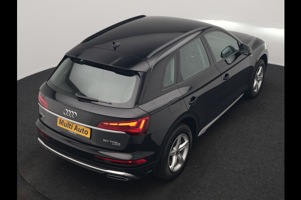Audi Q5 50 TFSI e quattro S Line PHEV 300pk Dealer O.H | Trekhaak Af Fabriek | 360 Camera | Adaptive Cruise | Head Up | Lederen Stoelen Memory & Verwarmd | Blis | Keyless | Navigatie | Virtual | DAB | 19"L.M | Plug In Hybrid |