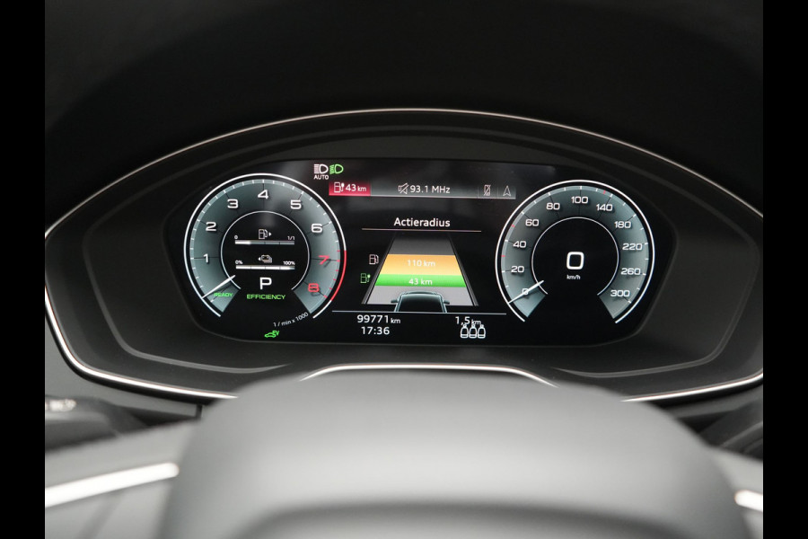 Audi Q5 50 TFSI e quattro S Line PHEV 300pk Dealer O.H | Trekhaak Af Fabriek | 360 Camera | Adaptive Cruise | Head Up | Lederen Stoelen Memory & Verwarmd | Blis | Keyless | Navigatie | Virtual | DAB | 19"L.M | Plug In Hybrid |