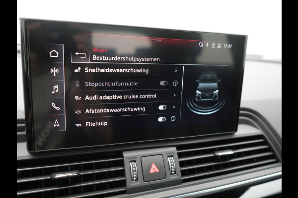 Audi Q5 50 TFSI e quattro S Line PHEV 300pk Dealer O.H | Trekhaak Af Fabriek | 360 Camera | Adaptive Cruise | Head Up | Lederen Stoelen Memory & Verwarmd | Blis | Keyless | Navigatie | Virtual | DAB | 19"L.M | Plug In Hybrid |