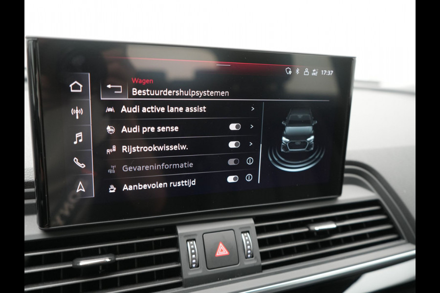 Audi Q5 50 TFSI e quattro S Line PHEV 300pk Dealer O.H | Trekhaak Af Fabriek | 360 Camera | Adaptive Cruise | Head Up | Lederen Stoelen Memory & Verwarmd | Blis | Keyless | Navigatie | Virtual | DAB | 19"L.M | Plug In Hybrid |