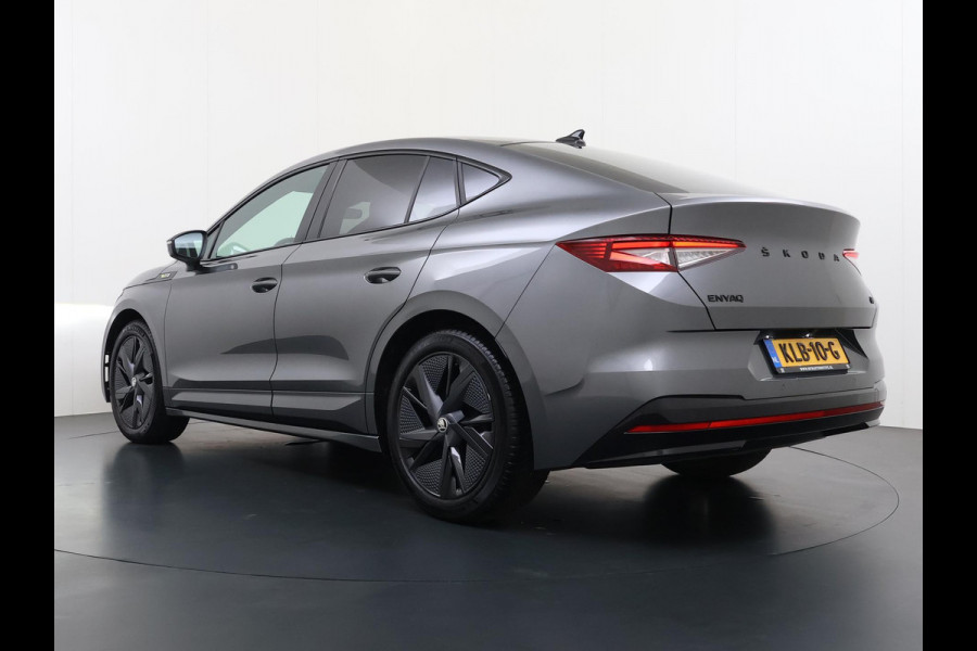 Škoda ENYAQ Coupé iV 80 RS SOH 89% |ELEK. ACHTERKLEP| PANO| ELEK. STOEL MET MEMORY| NET ONDERHOUD GEHAD RIJKLAAR| RS KUIPSTOELEN| DODE HOEK SENSOR| CAMERA| STOEL + STUURVERWARMING|