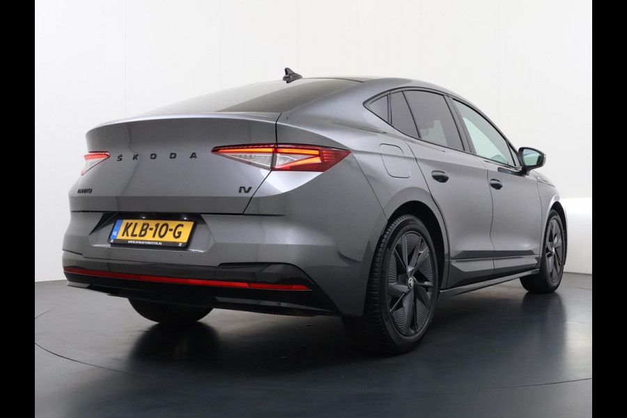 Škoda ENYAQ Coupé iV 80 RS SOH 89% |ELEK. ACHTERKLEP| PANO| ELEK. STOEL MET MEMORY| NET ONDERHOUD GEHAD RIJKLAAR| RS KUIPSTOELEN| DODE HOEK SENSOR| CAMERA| STOEL + STUURVERWARMING|