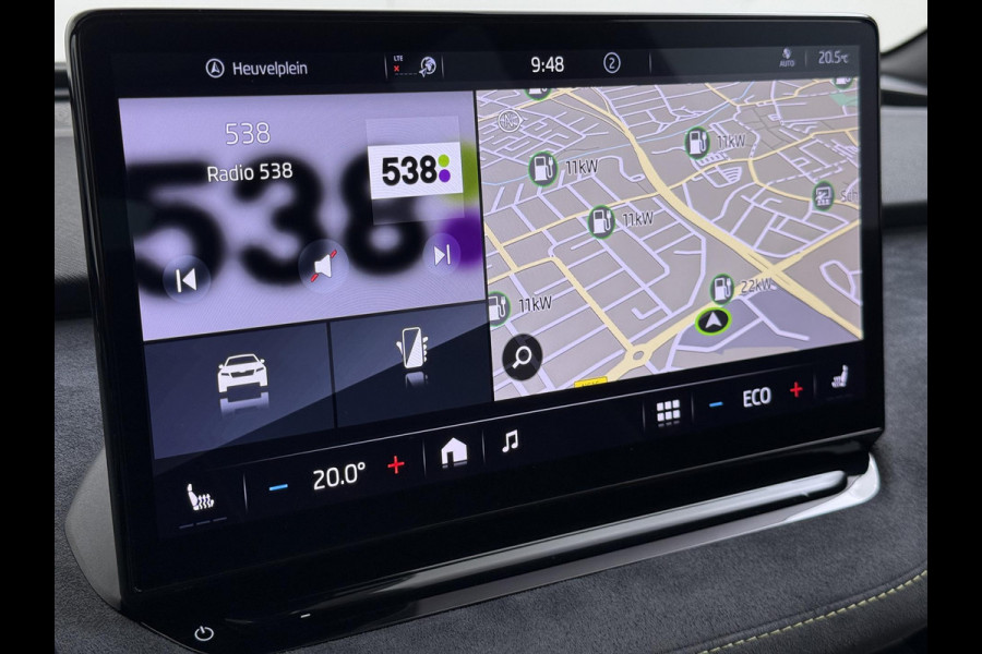 Škoda ENYAQ Coupé iV 80 RS SOH 89% |ELEK. ACHTERKLEP| PANO| ELEK. STOEL MET MEMORY| NET ONDERHOUD GEHAD RIJKLAAR| RS KUIPSTOELEN| DODE HOEK SENSOR| CAMERA| STOEL + STUURVERWARMING|