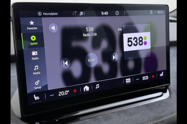 Škoda ENYAQ Coupé iV 80 RS SOH 89% |ELEK. ACHTERKLEP| PANO| ELEK. STOEL MET MEMORY| NET ONDERHOUD GEHAD RIJKLAAR| RS KUIPSTOELEN| DODE HOEK SENSOR| CAMERA| STOEL + STUURVERWARMING|