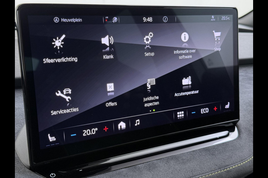 Škoda ENYAQ Coupé iV 80 RS SOH 89% |ELEK. ACHTERKLEP| PANO| ELEK. STOEL MET MEMORY| NET ONDERHOUD GEHAD RIJKLAAR| RS KUIPSTOELEN| DODE HOEK SENSOR| CAMERA| STOEL + STUURVERWARMING|