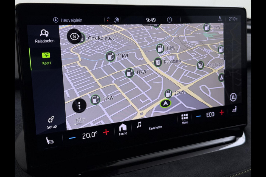 Škoda ENYAQ Coupé iV 80 RS SOH 89% |ELEK. ACHTERKLEP| PANO| ELEK. STOEL MET MEMORY| NET ONDERHOUD GEHAD RIJKLAAR| RS KUIPSTOELEN| DODE HOEK SENSOR| CAMERA| STOEL + STUURVERWARMING|