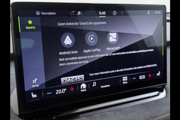 Škoda ENYAQ Coupé iV 80 RS SOH 89% |ELEK. ACHTERKLEP| PANO| ELEK. STOEL MET MEMORY| NET ONDERHOUD GEHAD RIJKLAAR| RS KUIPSTOELEN| DODE HOEK SENSOR| CAMERA| STOEL + STUURVERWARMING|