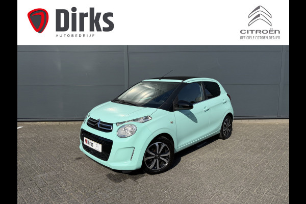 Citroën C1 1.0 VTi Airscape Shine (Navigatie - Automatische Airco - Camera - Apple Carplay - DAB - Elektrisch vouwdak - 15"Lichtmetalen vel