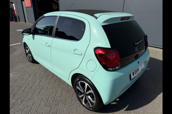 Citroën C1 1.0 VTi Airscape Shine (Navigatie - Automatische Airco - Camera - Apple Carplay - DAB - Elektrisch vouwdak - 15"Lichtmetalen vel