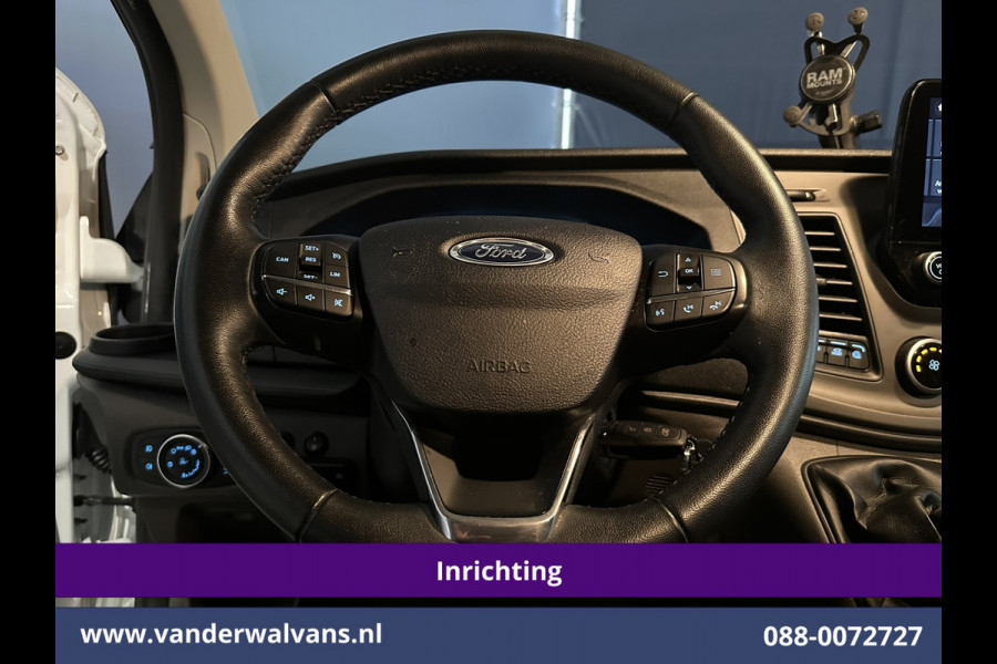 Ford Transit Custom 2.0 TDCI 130pk L2H1 inrichting Euro6 Airco | Camera | LED | 2800kg Trekhaak | Apple Carplay Cruisecontrol, Android Auto, Verwarmde Voorruit, Parkeersensoren, Bijrijdersbank