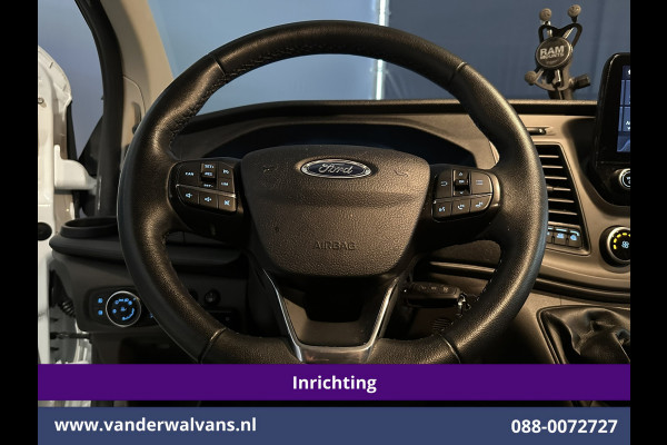 Ford Transit Custom 2.0 TDCI 130pk L2H1 inrichting Euro6 Airco | Camera | LED | 2800kg Trekhaak | Apple Carplay Cruisecontrol, Android Auto, Verwarmde Voorruit, Parkeersensoren, Bijrijdersbank