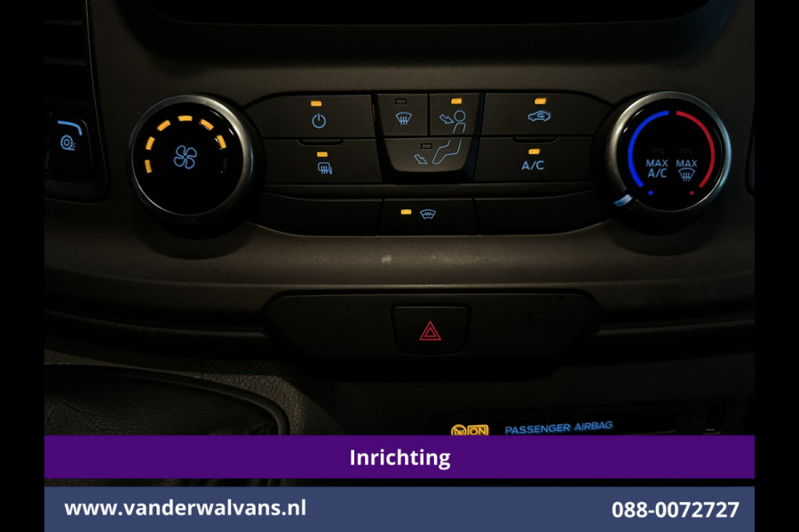 Ford Transit Custom 2.0 TDCI 130pk L2H1 inrichting Euro6 Airco | Camera | LED | 2800kg Trekhaak | Apple Carplay Cruisecontrol, Android Auto, Verwarmde Voorruit, Parkeersensoren, Bijrijdersbank