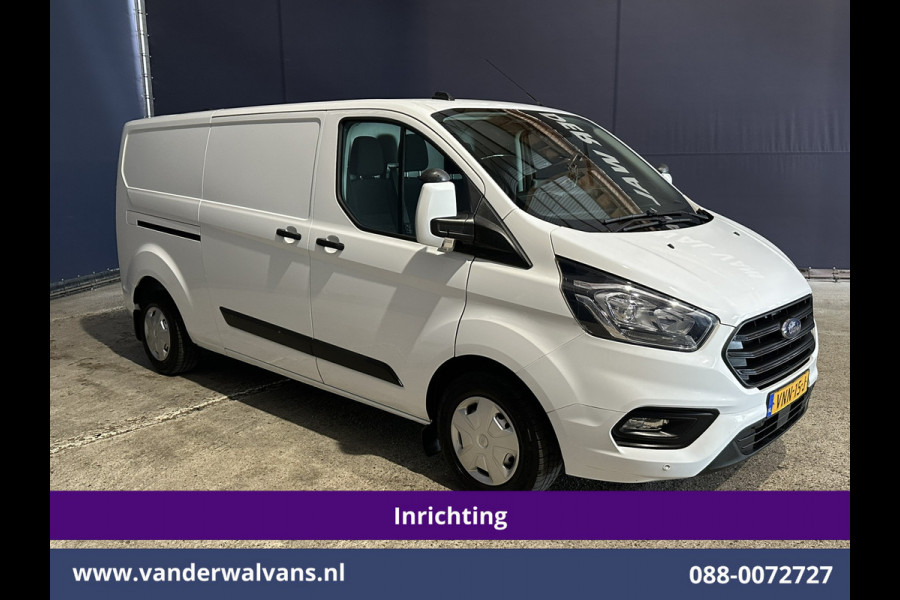Ford Transit Custom 2.0 TDCI 130pk L2H1 inrichting Euro6 Airco | Camera | LED | 2800kg Trekhaak | Apple Carplay Cruisecontrol, Android Auto, Verwarmde Voorruit, Parkeersensoren, Bijrijdersbank