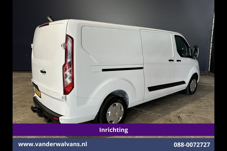 Ford Transit Custom 2.0 TDCI 130pk L2H1 inrichting Euro6 Airco | Camera | LED | 2800kg Trekhaak | Apple Carplay Cruisecontrol, Android Auto, Verwarmde Voorruit, Parkeersensoren, Bijrijdersbank