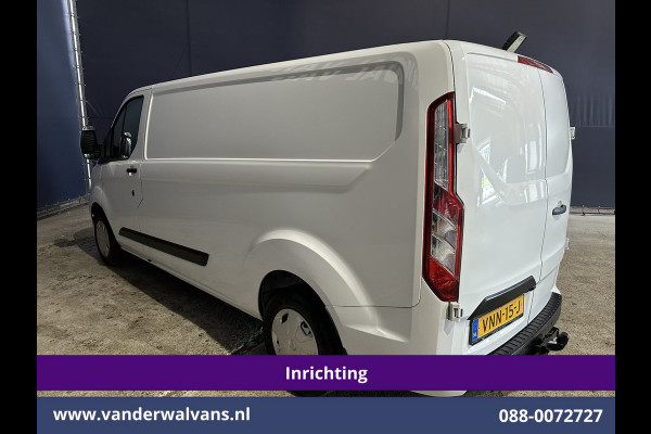 Ford Transit Custom 2.0 TDCI 130pk L2H1 inrichting Euro6 Airco | Camera | LED | 2800kg Trekhaak | Apple Carplay Cruisecontrol, Android Auto, Verwarmde Voorruit, Parkeersensoren, Bijrijdersbank