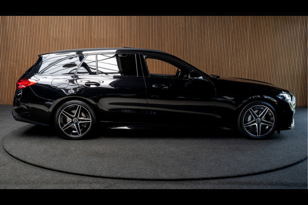 Mercedes-Benz C-Klasse Estate 180 AMG Line Panodak Leer 360° Memory Distronic+ Matrix Laser Navi LED Nightpack Elektr. trekhaak PTS Ambient Plus Elekt. achterklep LM velgen BTW auto!