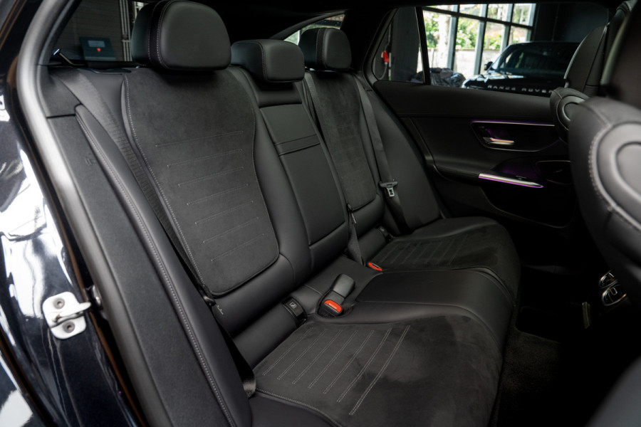 Mercedes-Benz C-Klasse Estate 180 AMG Line Panodak Leer 360° Memory Distronic+ Matrix Laser Navi LED Nightpack Elektr. trekhaak PTS Ambient Plus Elekt. achterklep LM velgen BTW auto!