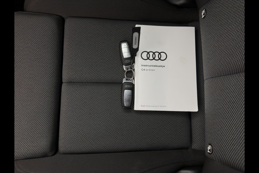 Audi Q4 e-tron 40 Launch Edition Advanced 77 kWh [ 3-Fase-11kW ] {SoH-93%} (INCL-BTW) Aut. *NAVI-FULLMAP | MATRIX-LED | KEYLESS | CAMERA | AUDI-SOUND |  DIGI-COCKPIT | DAB | AMBIENTLIGHT | HEATED-SPORTSEATS | PRIVACY-GLASS | CRUISE | 19''ALU*