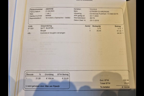 Citroën C3 Aircross 1.2 PureTech S&S Shine ✅BOM VOLLE AUTO! ✅TREKHAAK