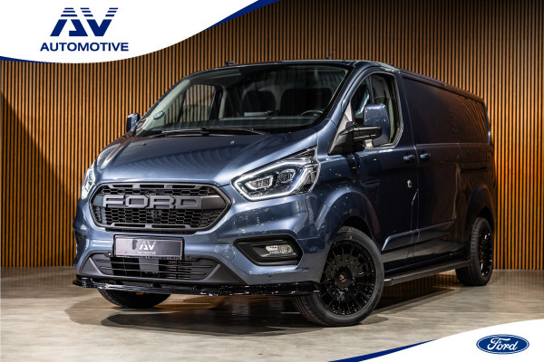 Ford Transit Custom 320 2.0 TDCI L2H1 Raptor Edition | Marge | BTW Vrij | L+R Schuifdeur | ACC | Bi-Xenon | CarPlay | Camera | Stoelverwarming | Trekhaak | Standkachel | Nieuwe APK