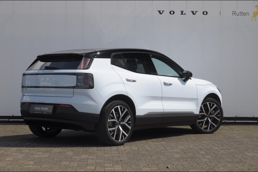 Volvo EX30 Single Motor Extended Range Plus Europa 69 kWh / Elektrische stoelen / Adaptieve cruise control / BLIS / Parkeersensoren met camera / Elektrische achterklep / 20" velgen / Google infotainment / Keyless entry