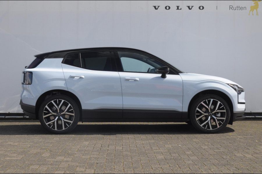 Volvo EX30 Single Motor Extended Range Plus Europa 69 kWh / Elektrische stoelen / Adaptieve cruise control / BLIS / Parkeersensoren met camera / Elektrische achterklep / 20" velgen / Google infotainment / Keyless entry