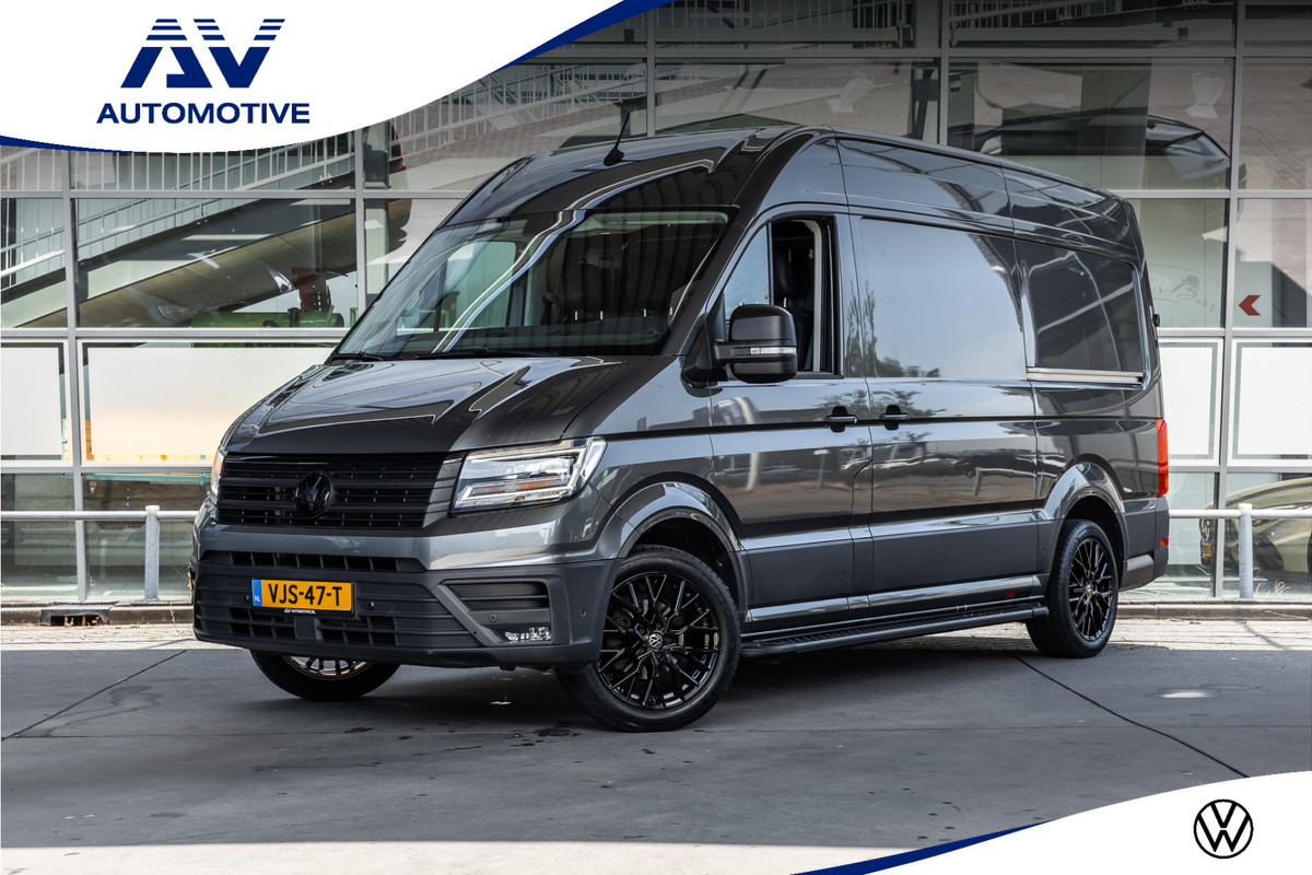 Volkswagen Crafter 35 2.0 TDI 177 PK L3H3 Exclusive | L+R Schuifdeur | Bi-Xenon | Navigatie | CarPlay | Camera | ACC | Trekhaak | Orig. NL Auto | Nieuwe APK | DAB | 3-Zitter