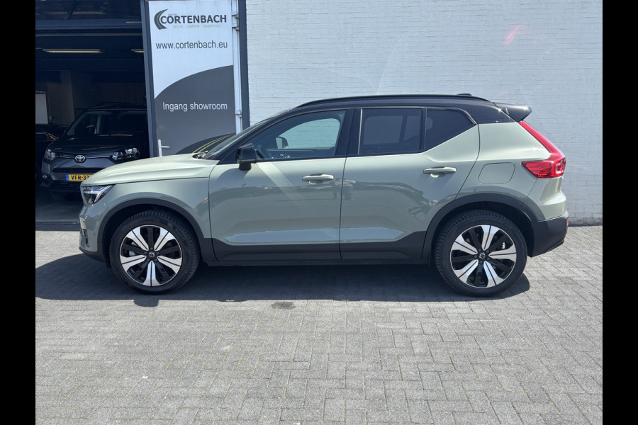 Volvo XC40 Recharge Ultimate 70 kWh | Zwenkbare trekhaak | panorama dak | Blis | Memory | Adaptieve cruise | Harman Kardon |
