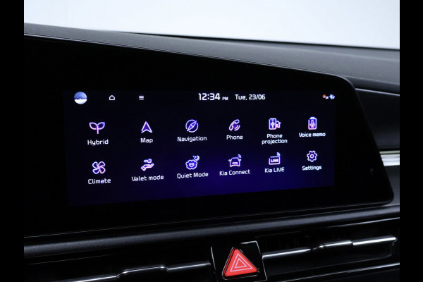 Kia Niro 1.6 GDi Hybrid DynamicPlusLine Sport (SCHUIFDAK,APPLE CARPLAY,NAVI,CAMERA,STOEL/STUUR VERWARMING,GETINT,LED,SPORTSTOELEN)