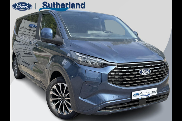 Ford Transit Custom Tourneo 340 2.5 PHEV L2H1 Titanium X 233pk | 16-weg elek. AGR-stoel | Handsfree elek. dubbele zijschuifdeuren | Panoramadak | 15 B&O speaker | Inklapbare trekhaak | Verwarmbaar stuurwiel | Verwarmbare en elek. verstelbare stoelen tweede zitrij | Draadloos opladen | Prijs ex. BTW incl. BPM |  Prijs Incl. BTW en BPM 70.400