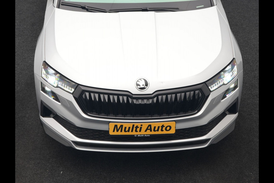Škoda Karoq 1.5 TSI ACT Sportline Facelift Model 150pk DSG Dealer O.H | Trekhaak Af Fabriek | Adaptive Cruise | Crystal LED | Lederen Sportstoelen Memory & Verwarmd | Keyless | Sfeerverlichting | Apple Carplay | Verwarmd Sportstuur | Navigatie | Virtual | DAB |